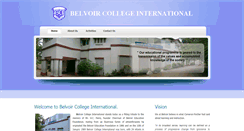 Desktop Screenshot of belvoircollege.lk